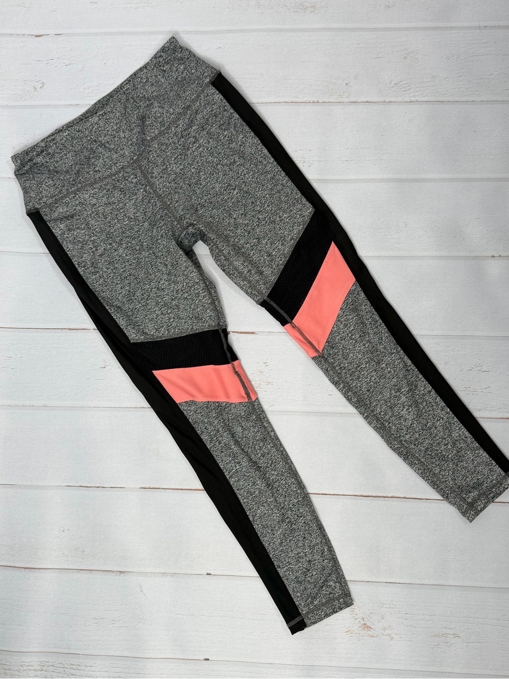 C&C California Colorblock Mesh Panel Leggings Size Medium